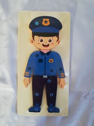 Kép Öltöztetős játék - rendőr